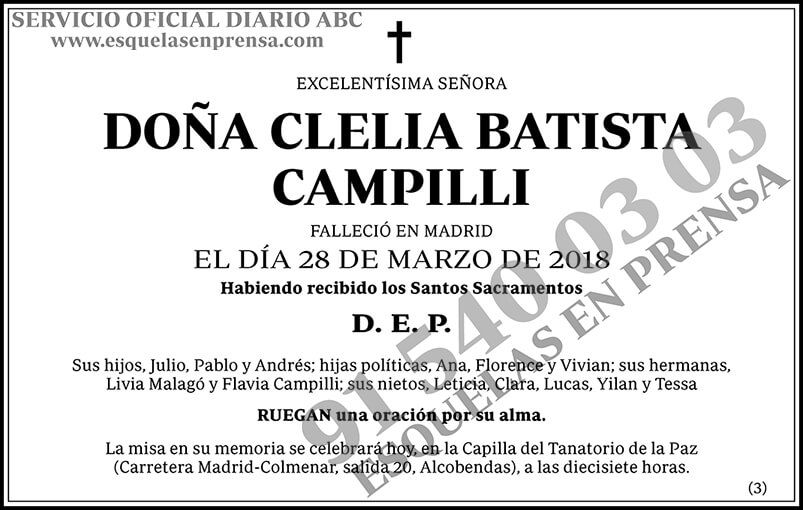 Clelia Batista Campilli